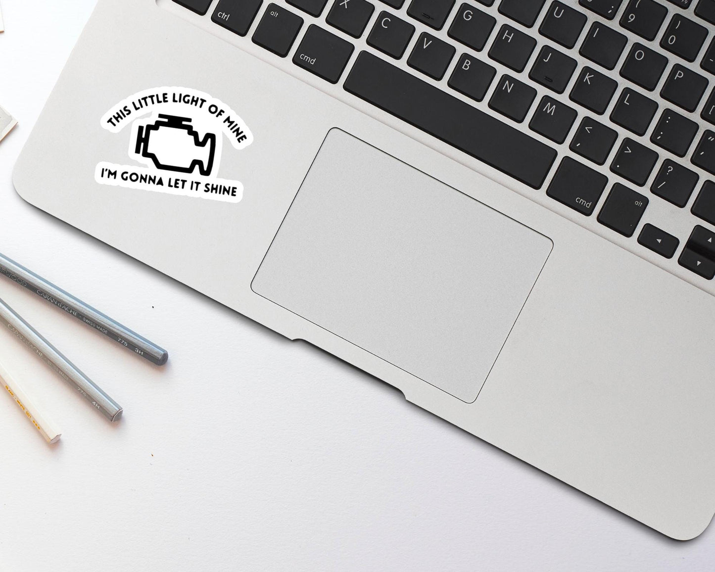 This Little Light of Mine Check Engine Sticker