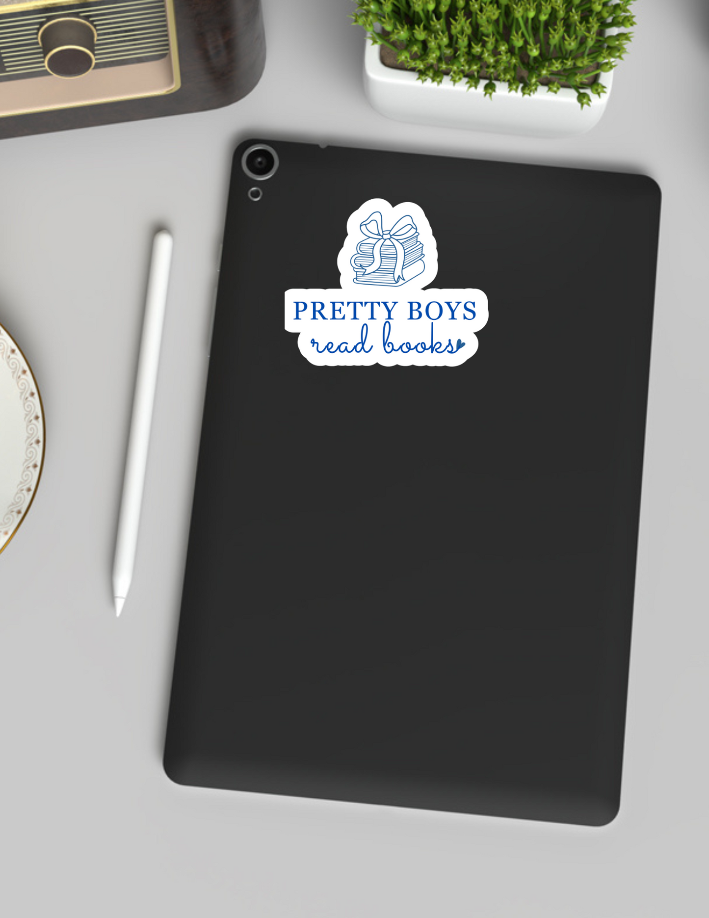 Pretty Boys Read Books Sticker