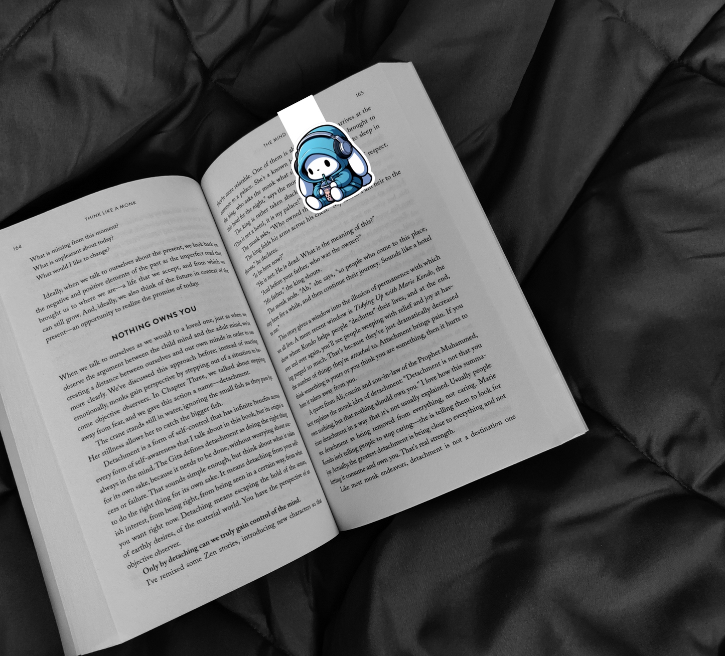 Magnetic Bookmark β Cute Bunny | Handmade