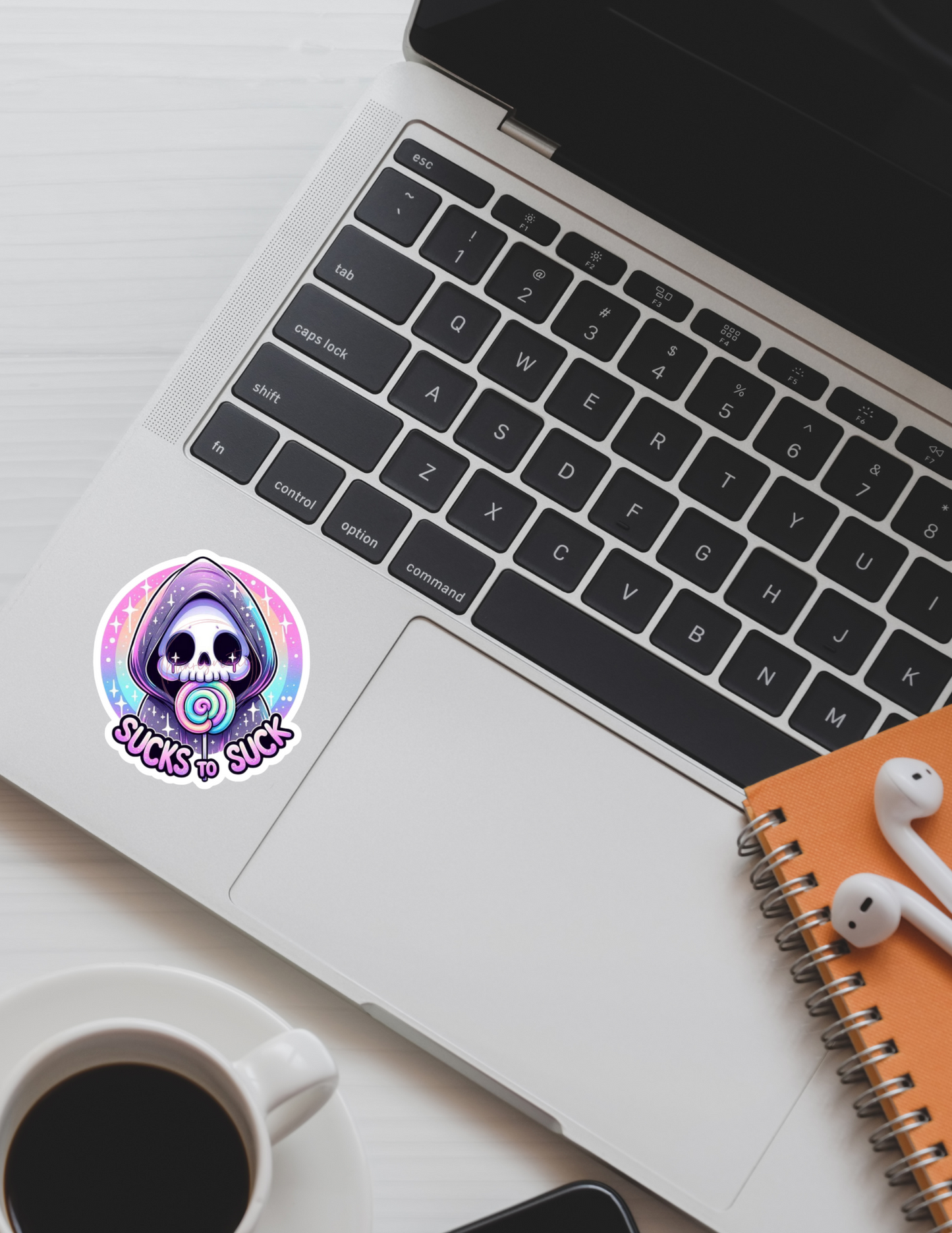 Sucks to Suck Skeleton Sticker