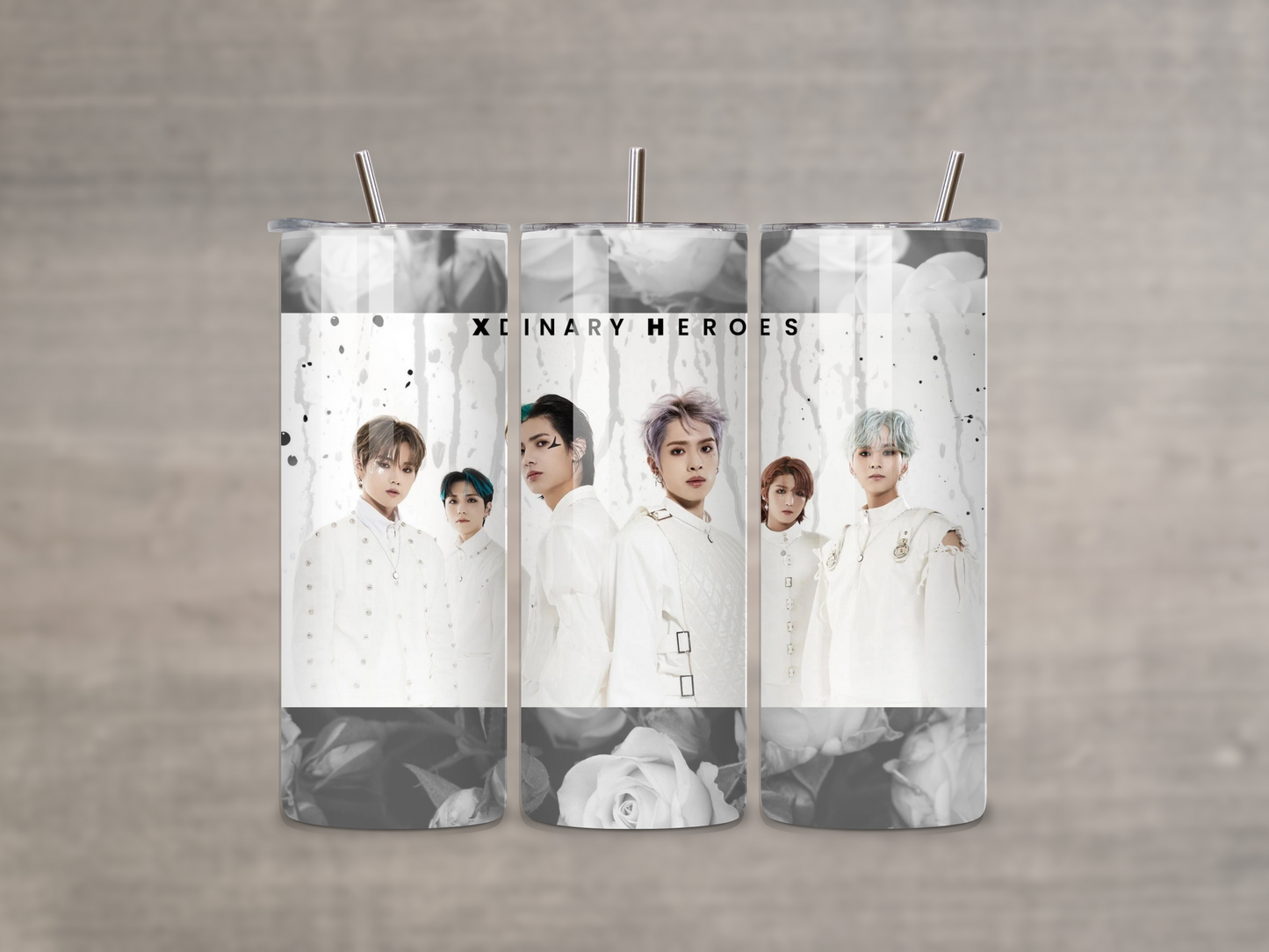 20 oz Xdinary Heroes Black & White Tumbler
