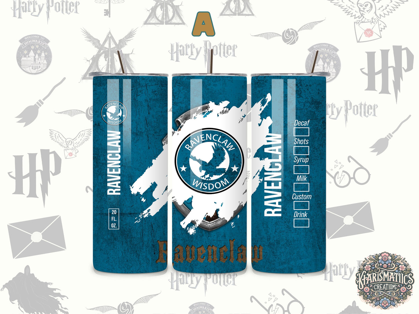 20 oz Magic House Themed Tumblers - Choose Your Magical House