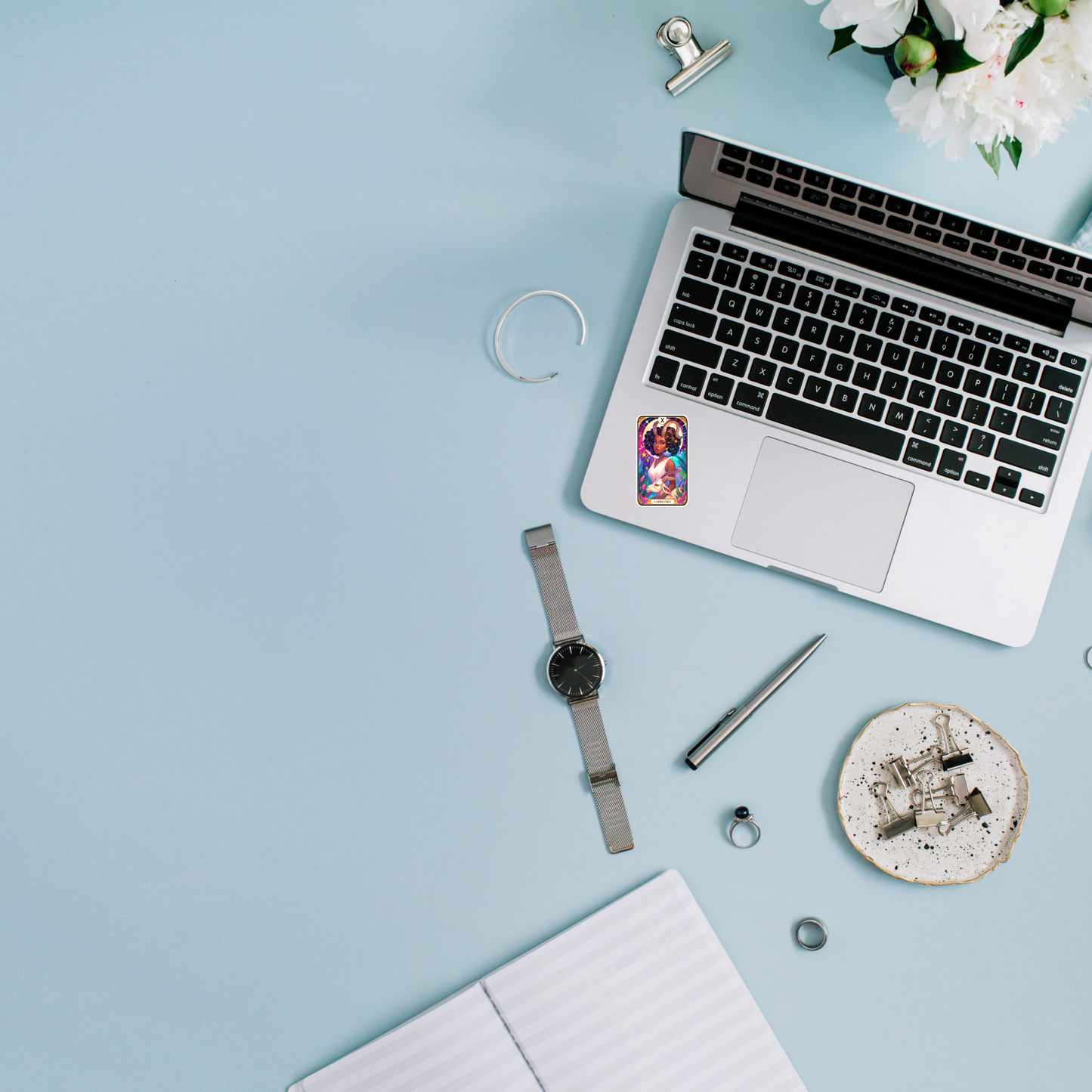 African American Zodiac Sign Stickers