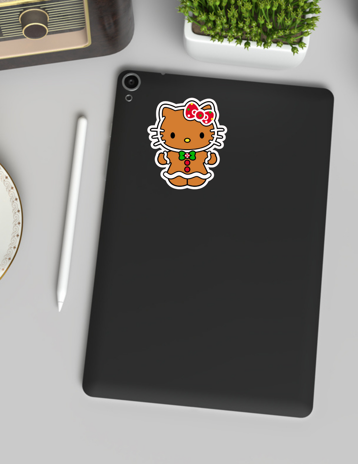 Gingerbread Kitty Sticker