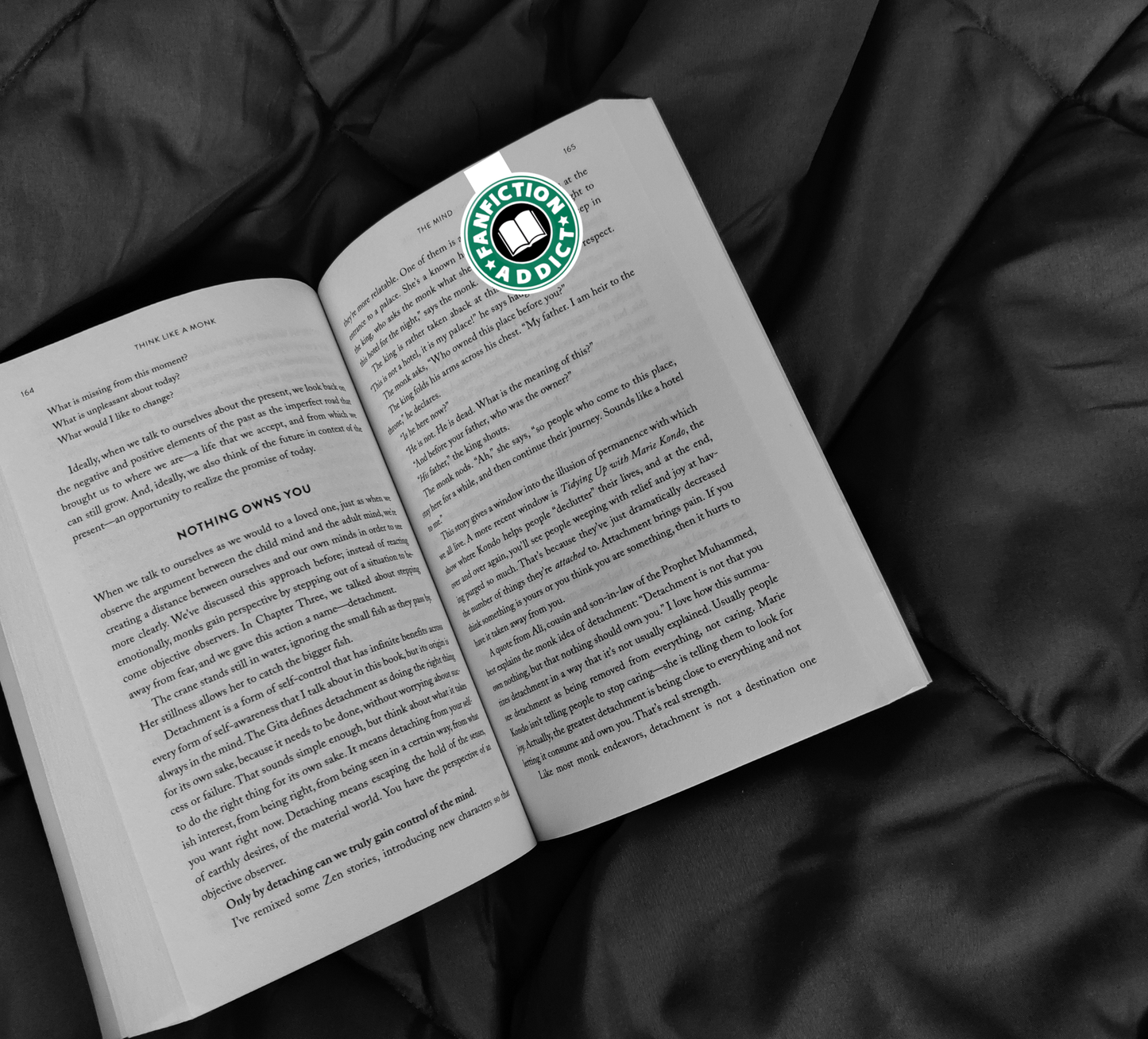 Handmade “Fanfiction Addict” Magnetic Bookmark