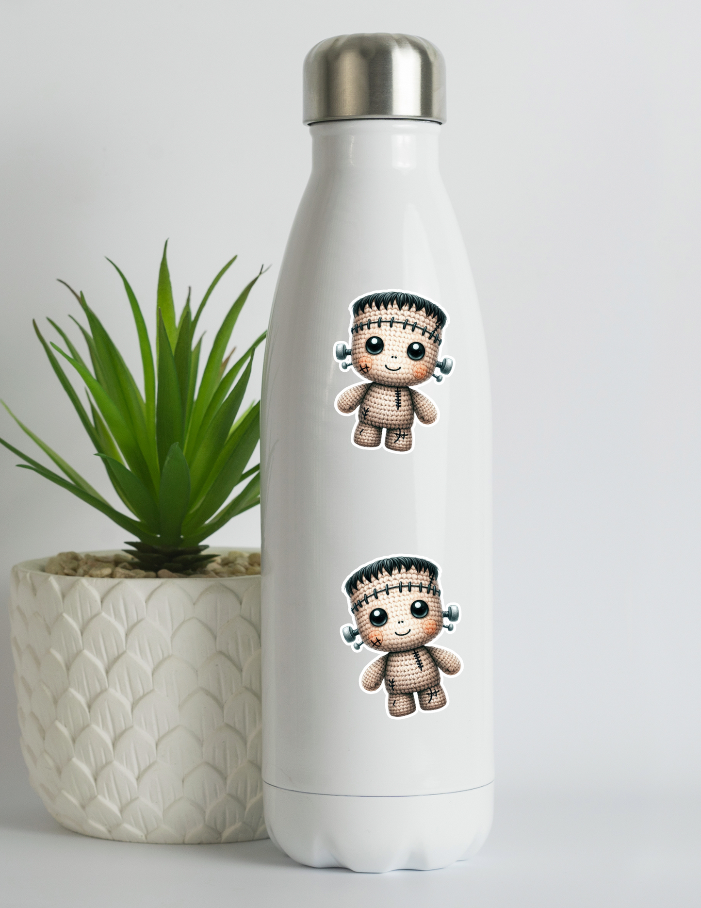 Crochet Frankenstein Kawaii Sticker