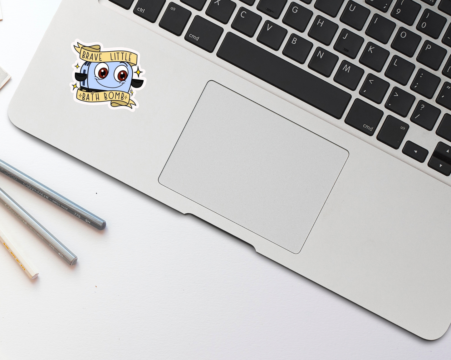 Brave Little Bath Bomb Sticker