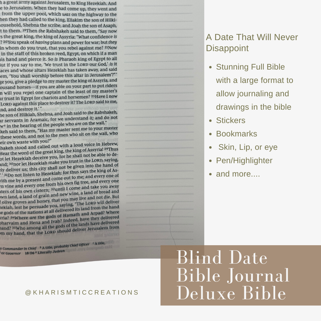 Blind Date with a Deluxe Journal Bible