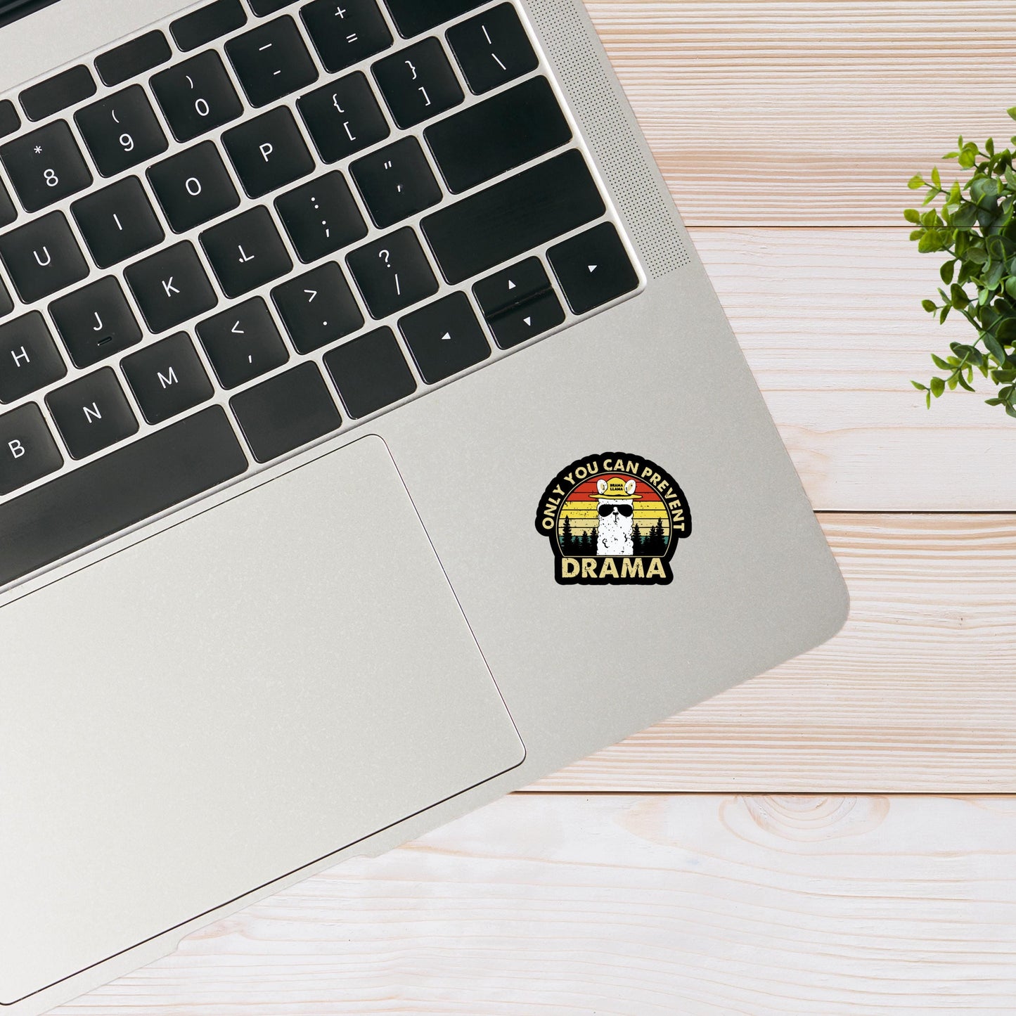 Only You Can Prevent Drama Llama Sticker