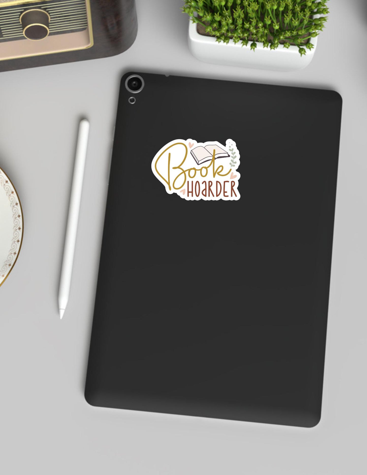 Book Hoarder Sticker