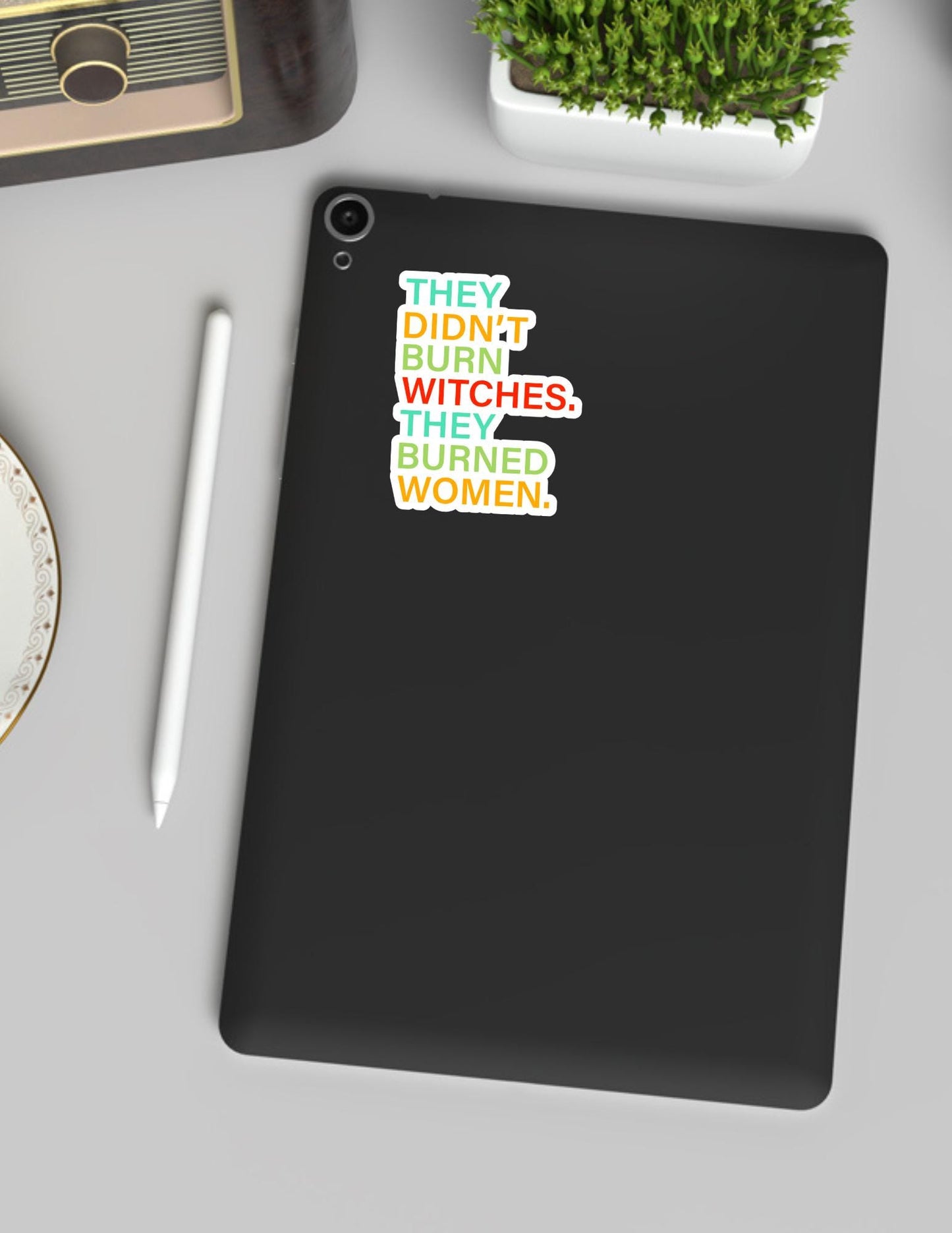 They Didn't Burn Witches, They Burned Women Sticker