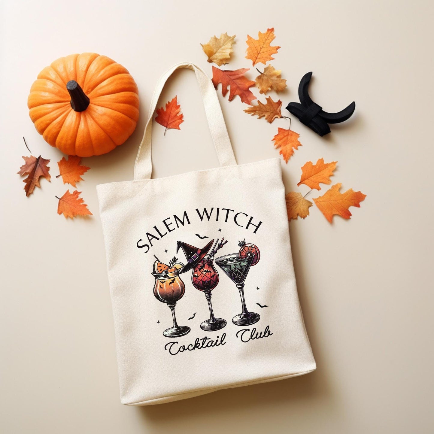 Salem Witch Cocktail Club Tote Bag