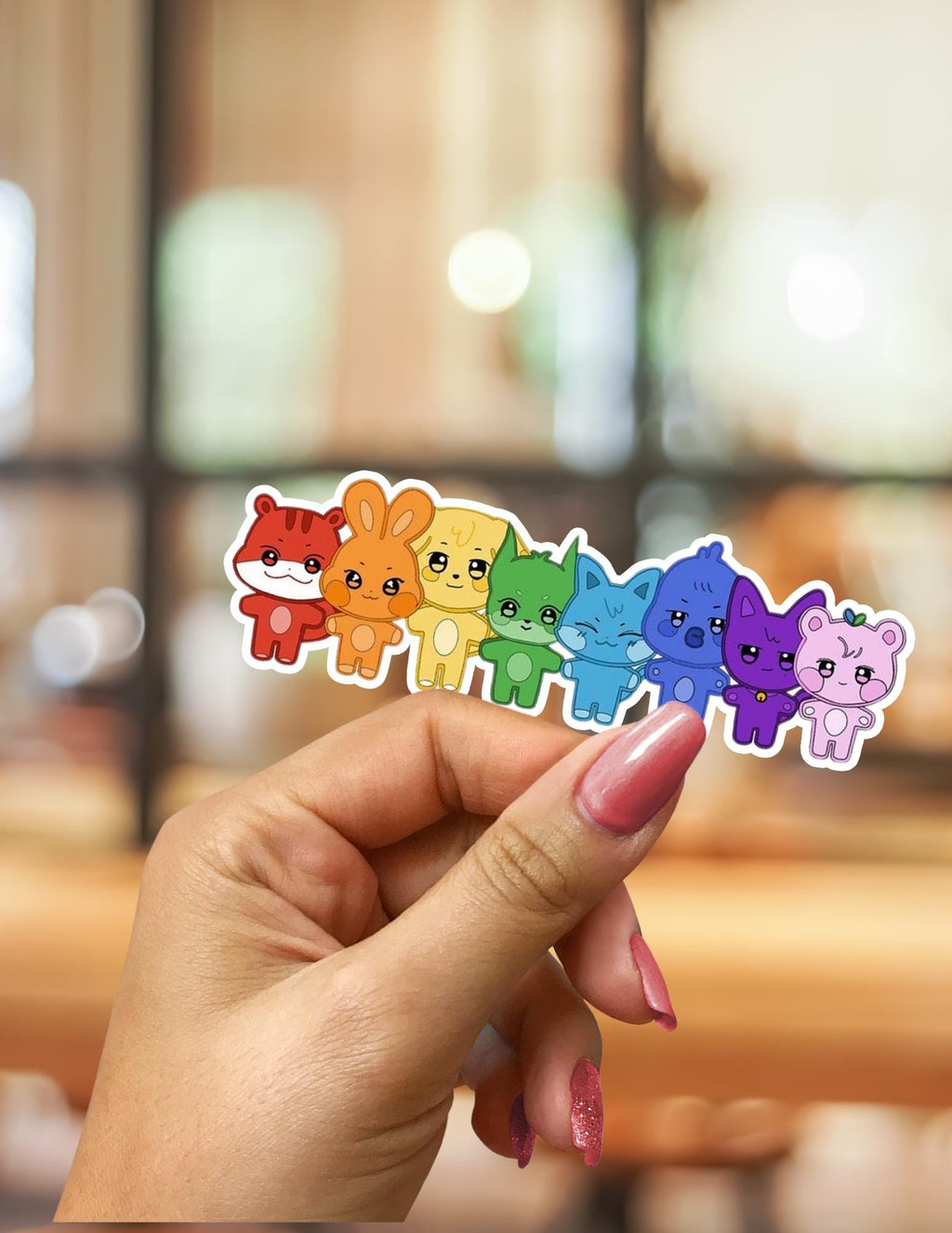 ATEEZ Aniteez Rainbow Sticker
