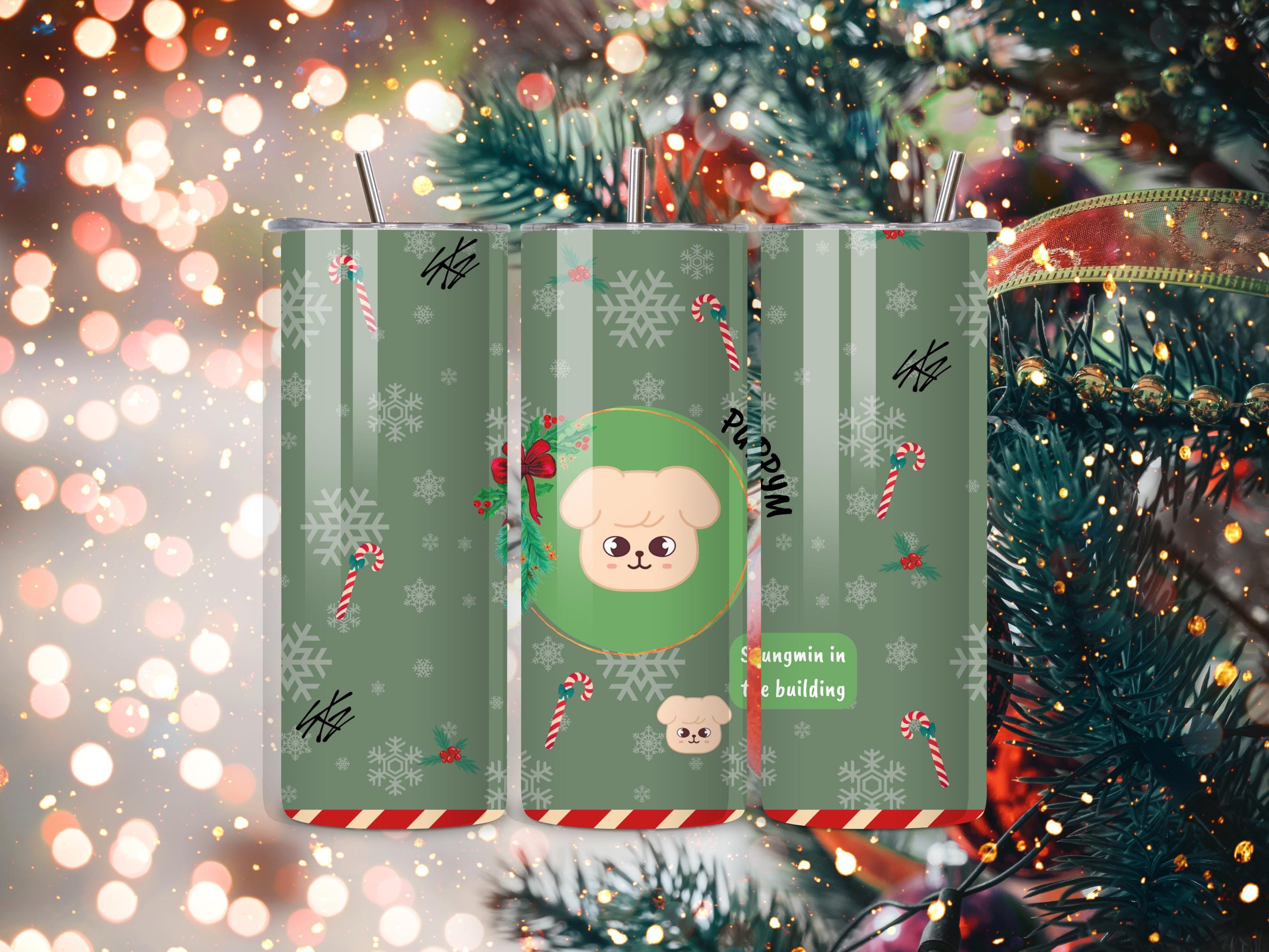 Christmas-Themed SKZOO Tumbler 20 oz Stainless Steel
