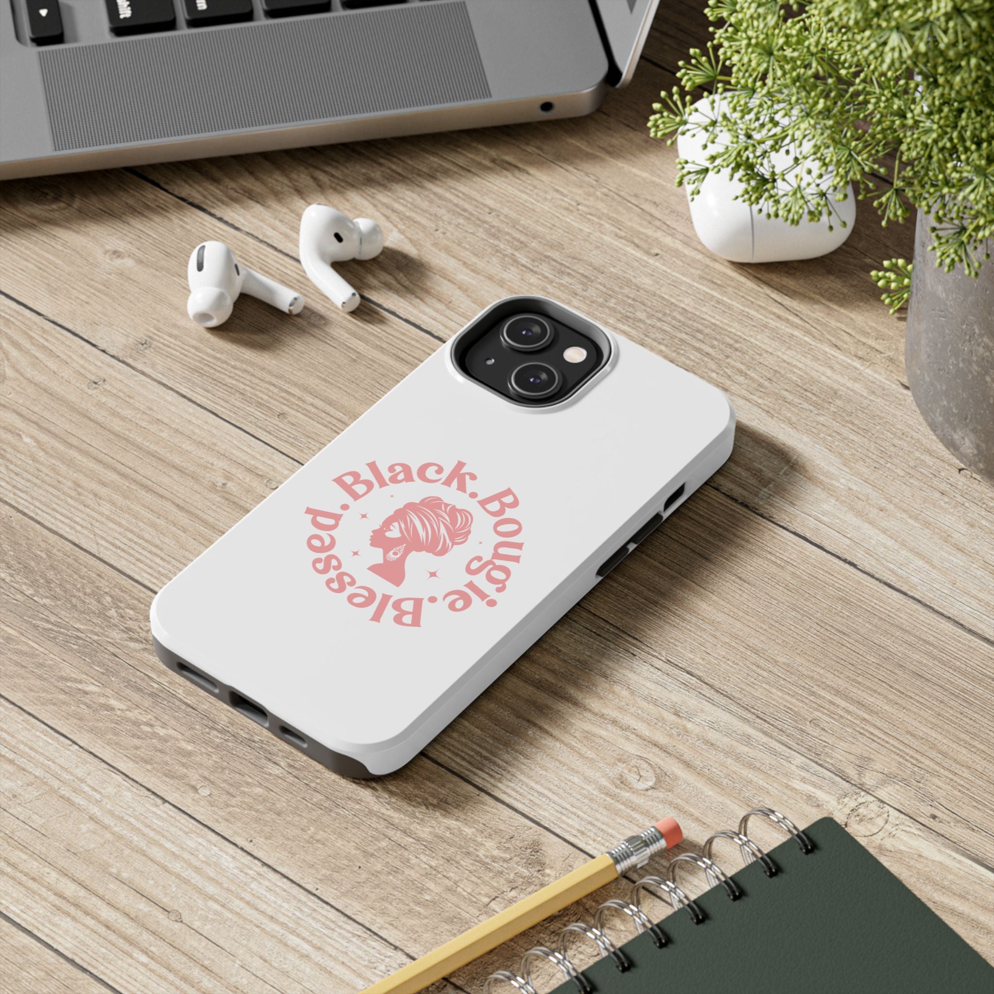 Black Bougie Blessed Phone Case – Impact Resistant for iPhone & Samsung