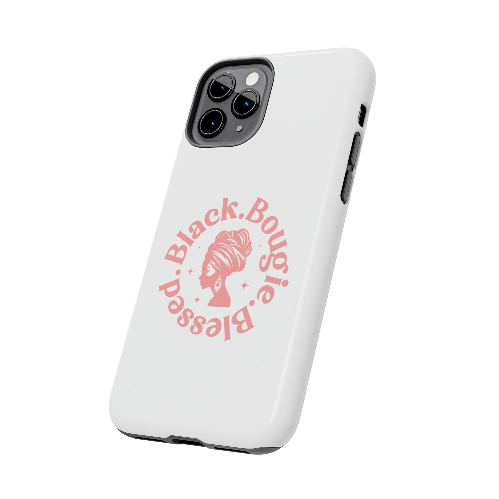 Black Bougie Blessed Phone Case – Impact Resistant for iPhone & Samsung