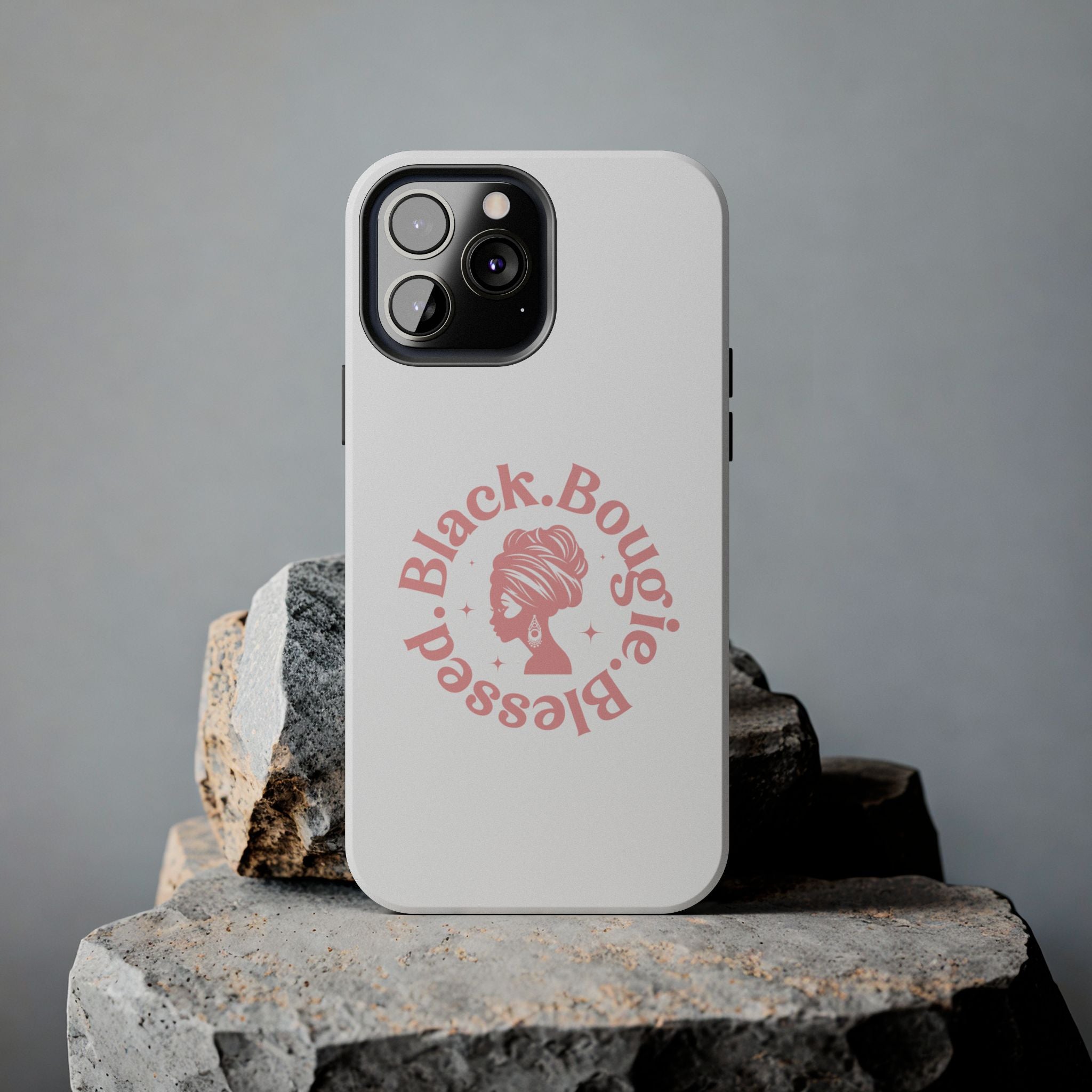 Black Bougie Blessed Phone Case – Impact Resistant for iPhone & Samsung