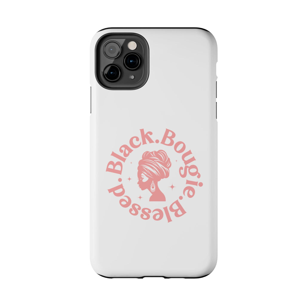 Black Bougie Blessed Phone Case – Impact Resistant for iPhone & Samsung