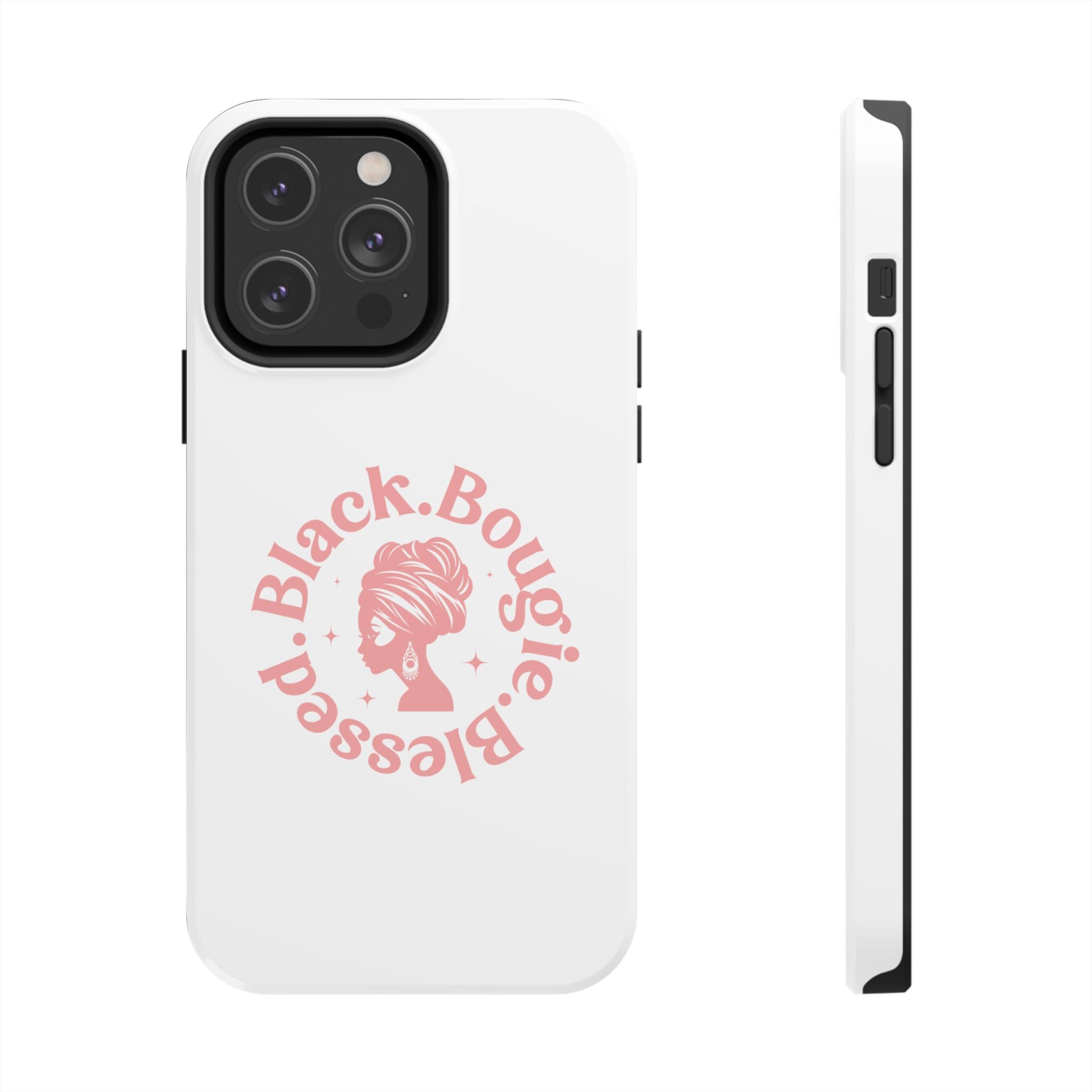 Black Bougie Blessed Phone Case – Impact Resistant for iPhone & Samsung