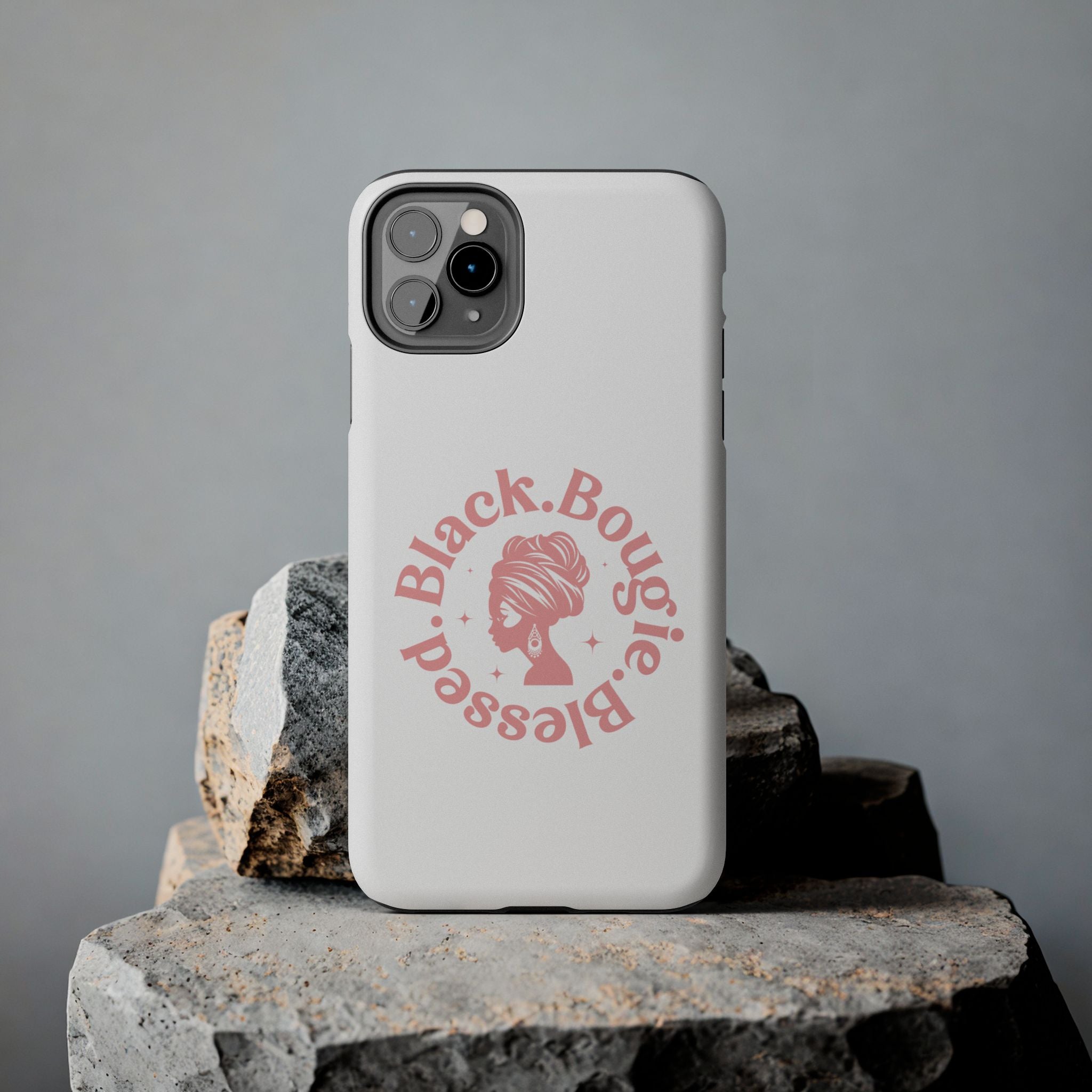 Black Bougie Blessed Phone Case – Impact Resistant for iPhone & Samsung