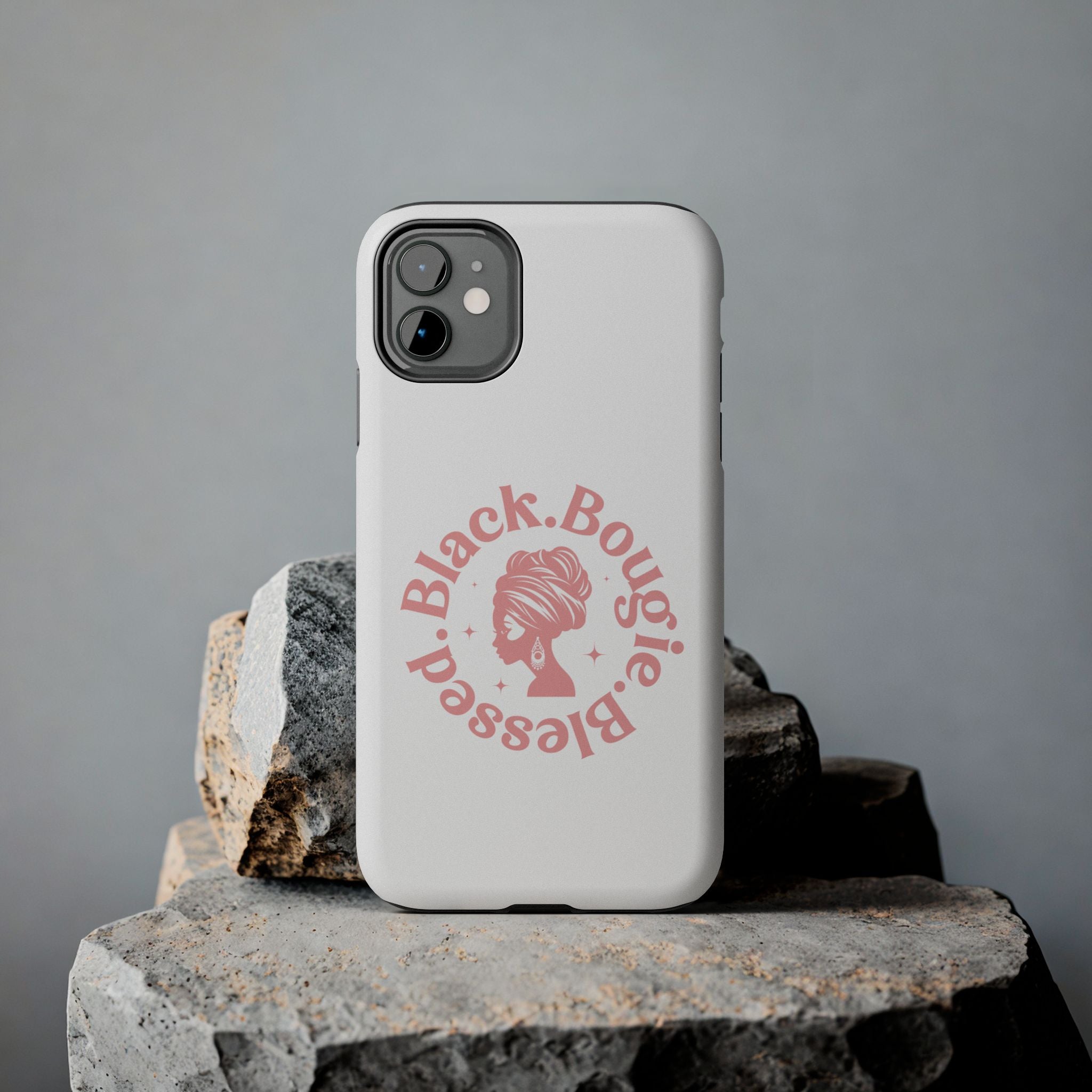 Black Bougie Blessed Phone Case – Impact Resistant for iPhone & Samsung