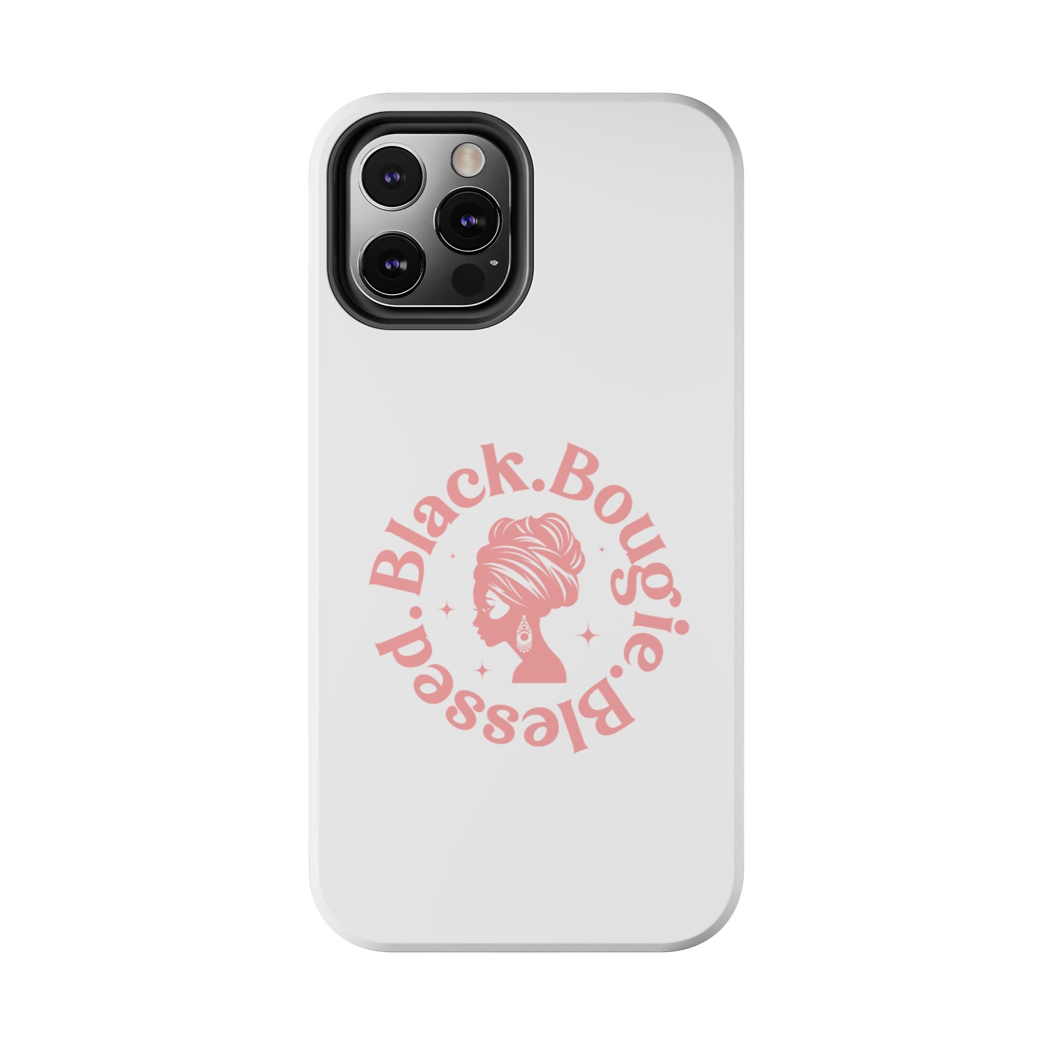 Black Bougie Blessed Phone Case – Impact Resistant for iPhone & Samsung
