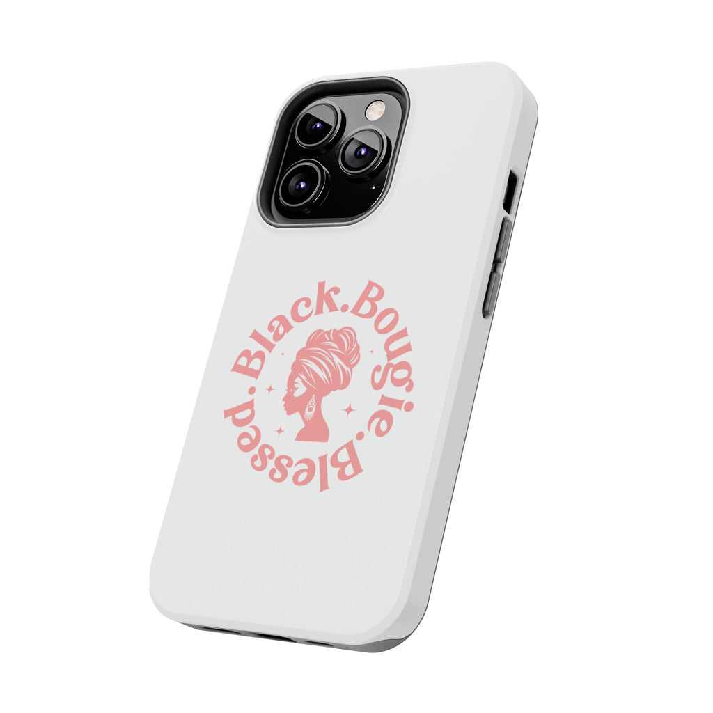 Black Bougie Blessed Phone Case – Impact Resistant for iPhone & Samsung