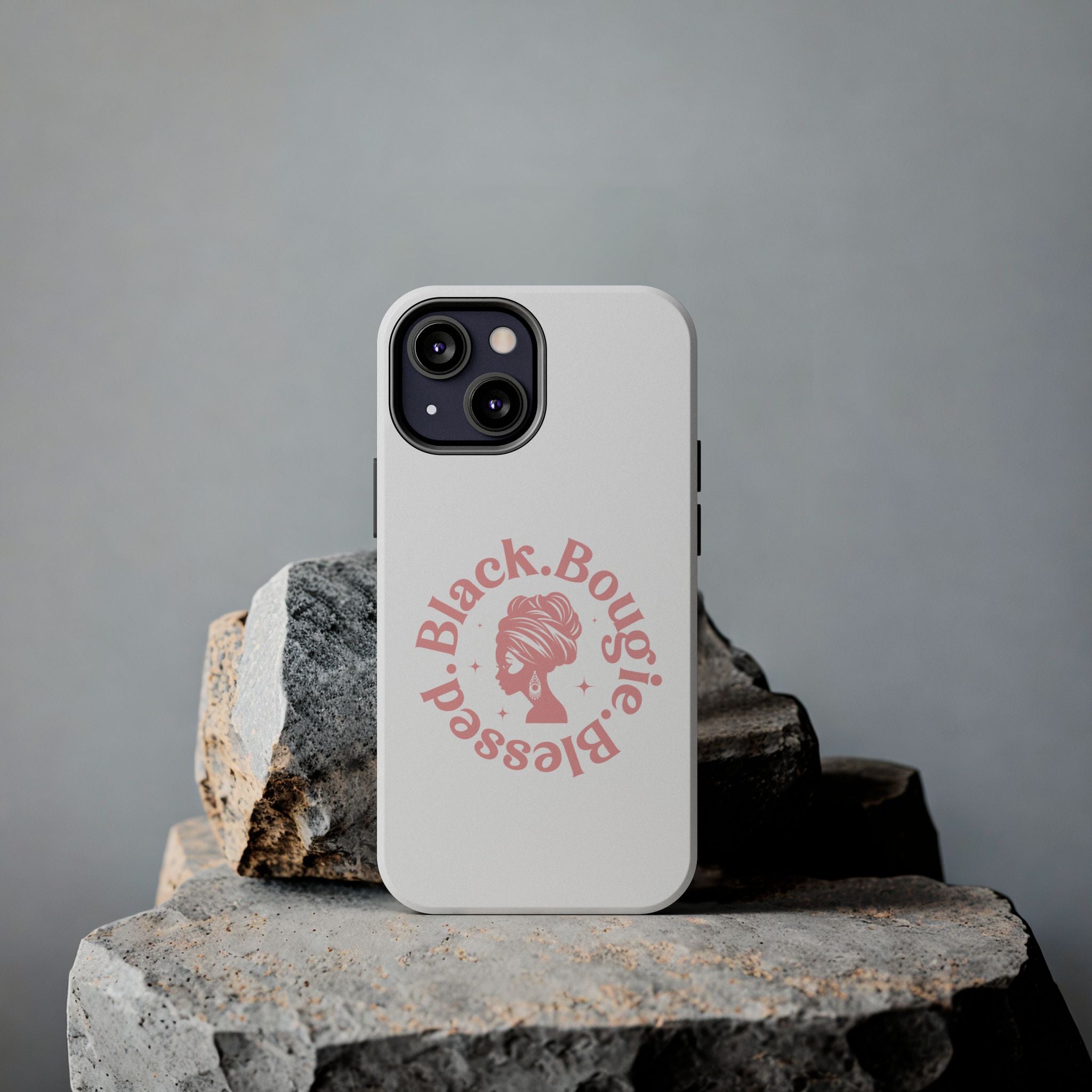 Black Bougie Blessed Phone Case – Impact Resistant for iPhone & Samsung
