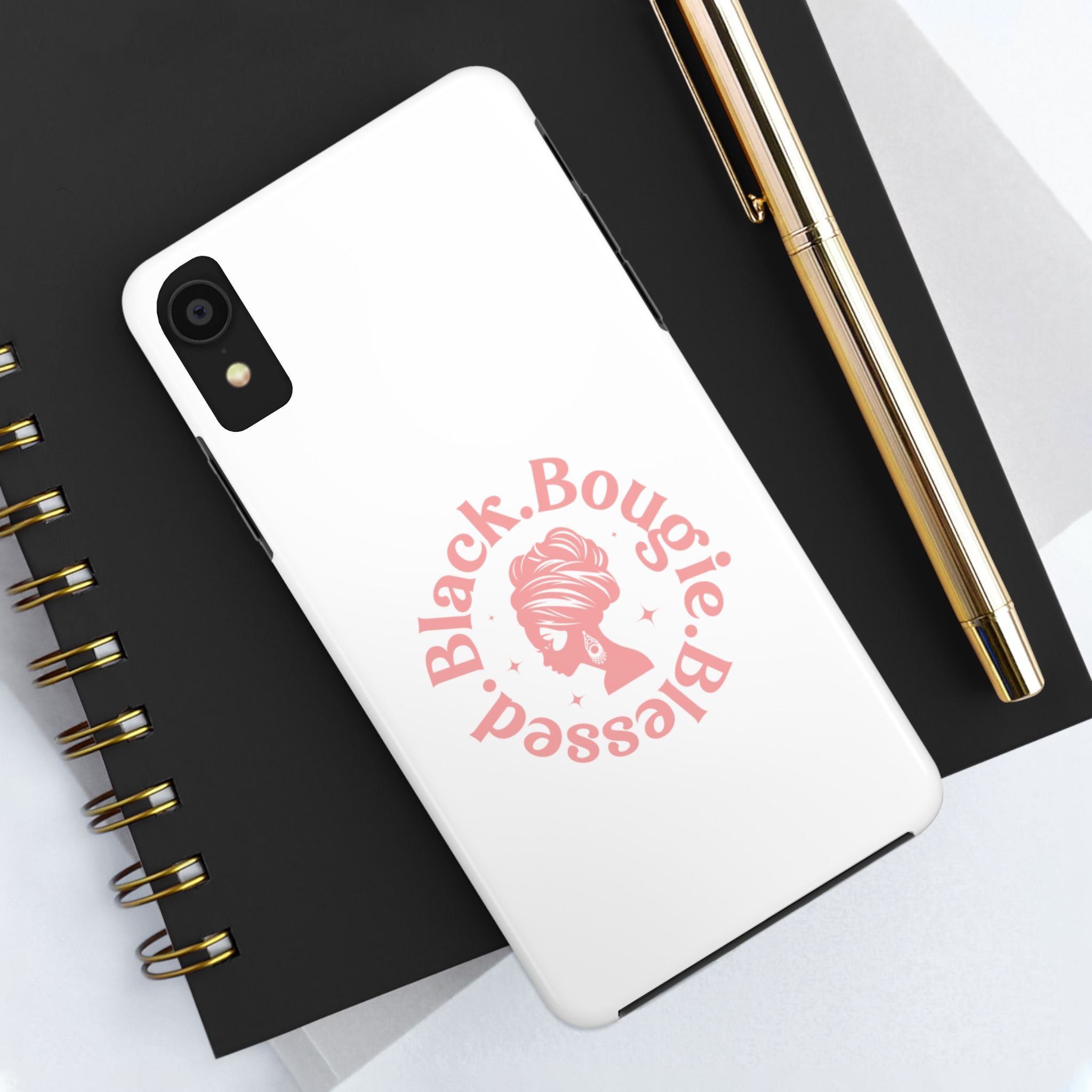 Black Bougie Blessed Phone Case – Impact Resistant for iPhone & Samsung