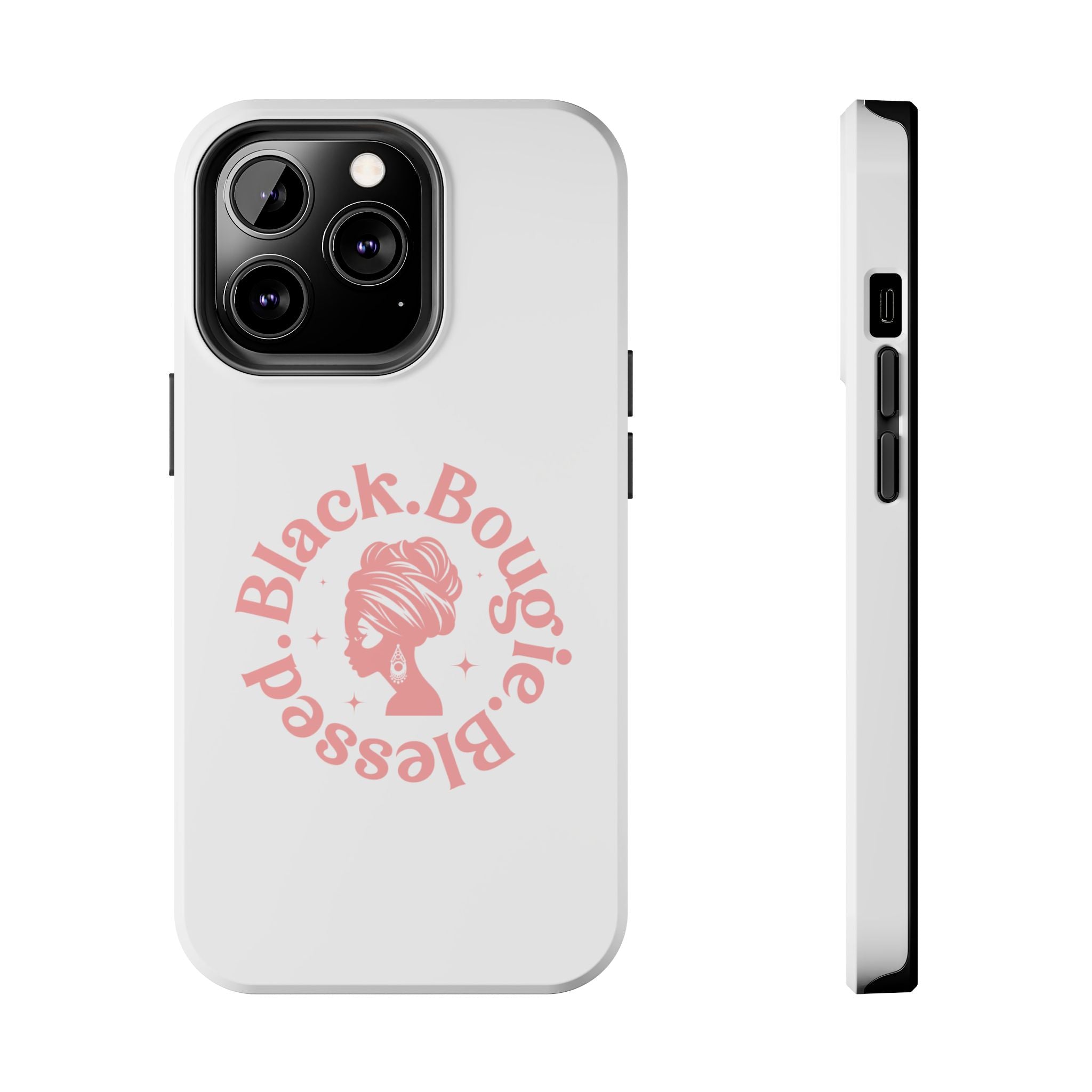 Black Bougie Blessed Phone Case – Impact Resistant for iPhone & Samsung