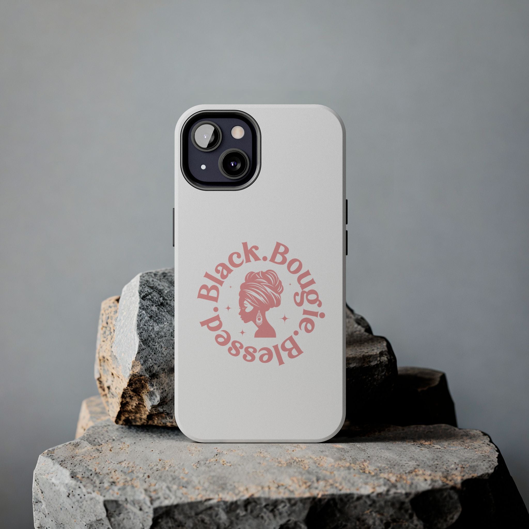 Black Bougie Blessed Phone Case – Impact Resistant for iPhone & Samsung