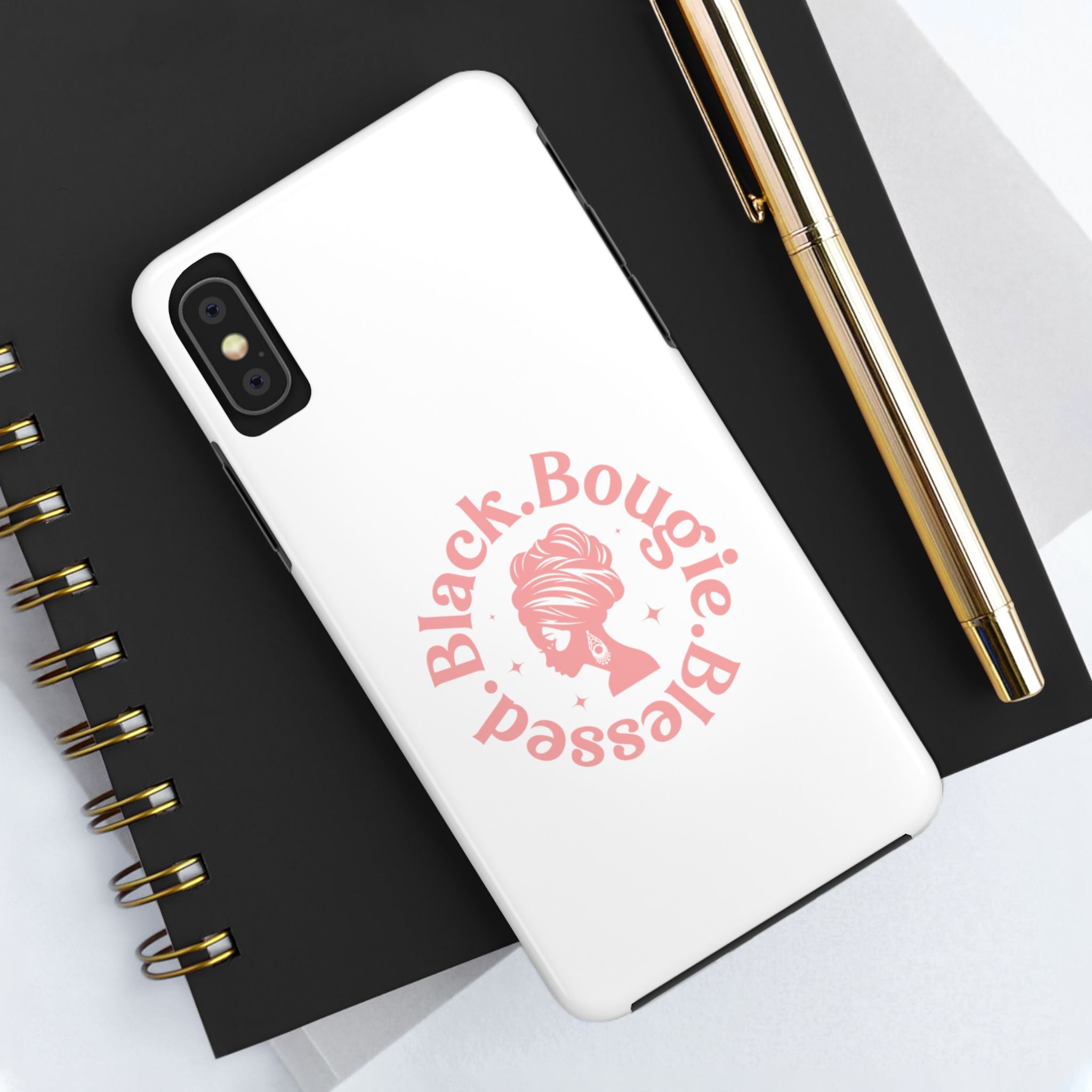 Black Bougie Blessed Phone Case – Impact Resistant for iPhone & Samsung