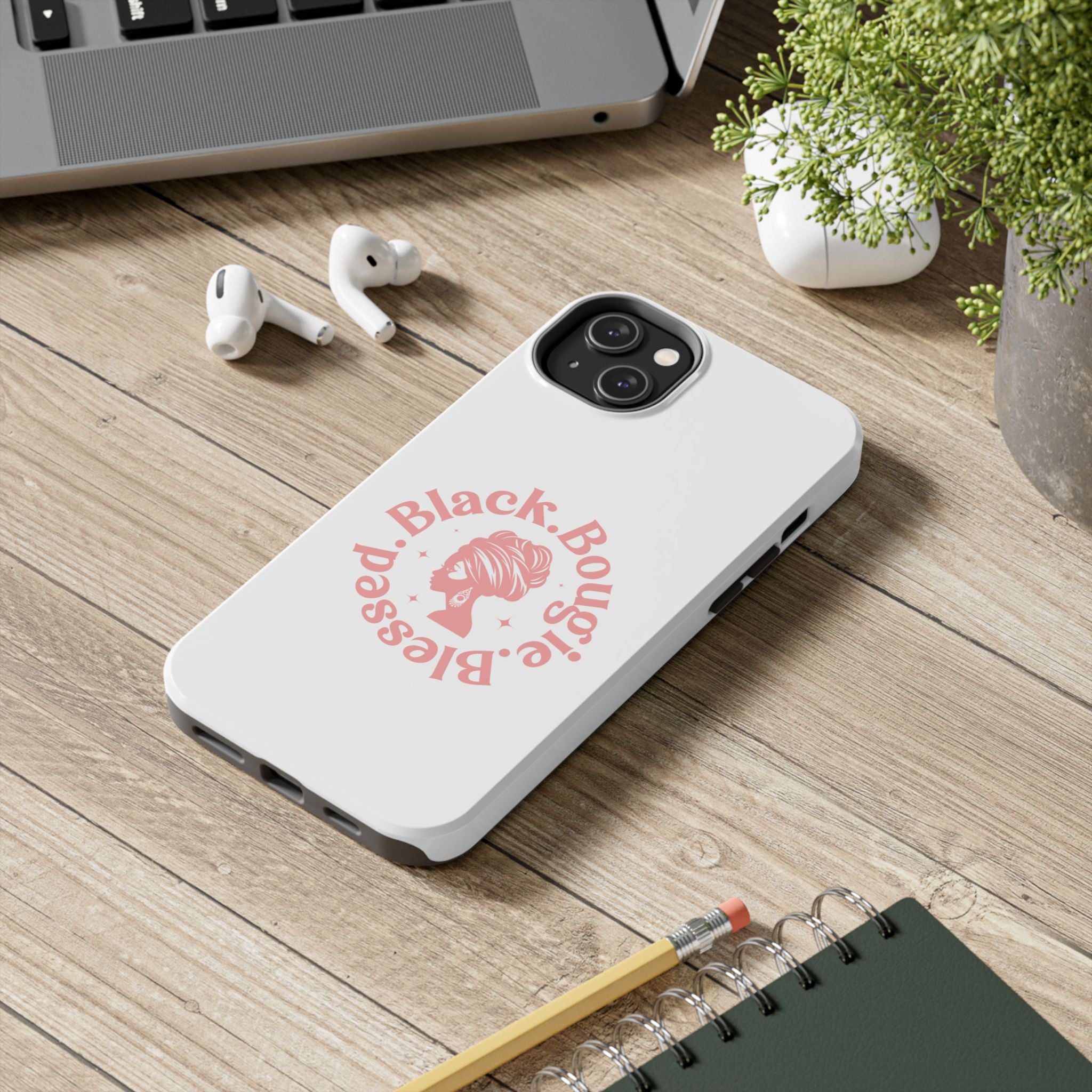 Black Bougie Blessed Phone Case – Impact Resistant for iPhone & Samsung