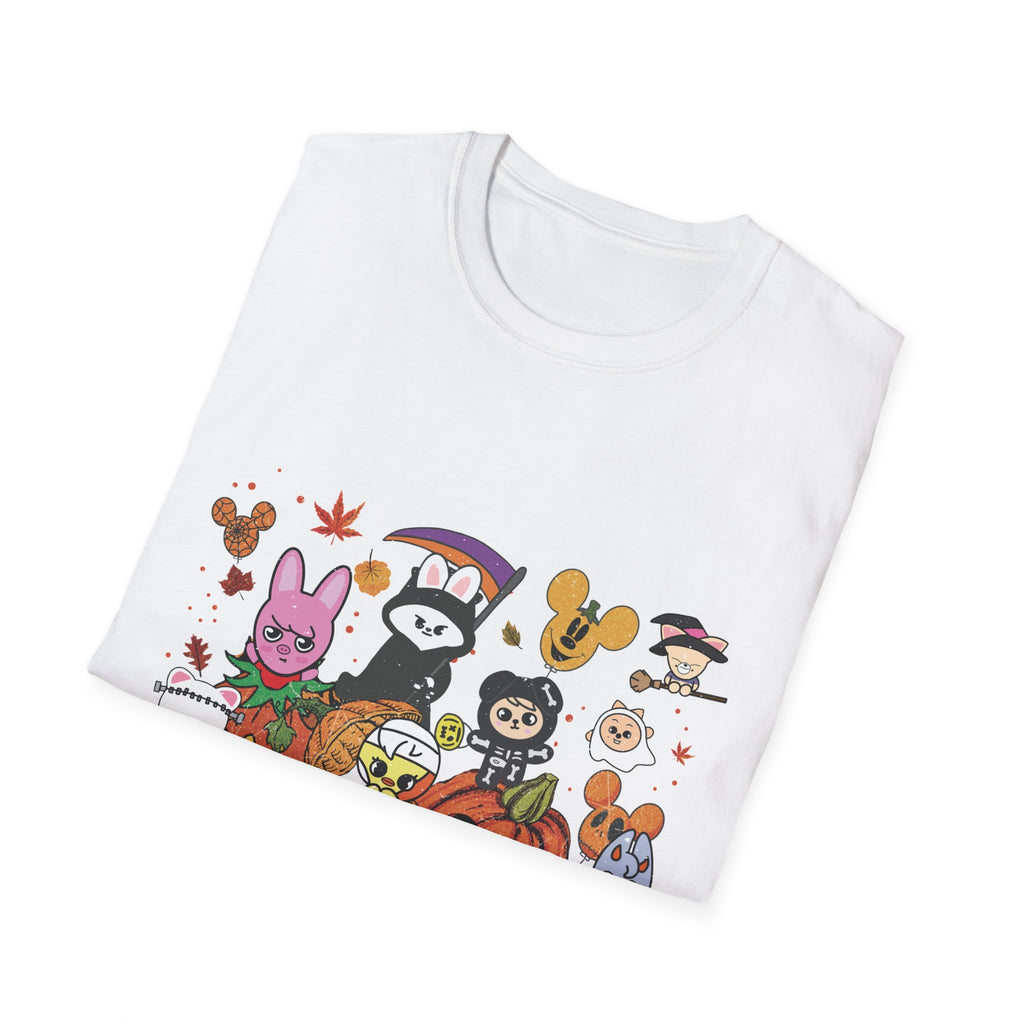 SKZOO Halloween Pumpkins Unisex Soft-Style T-Shirt