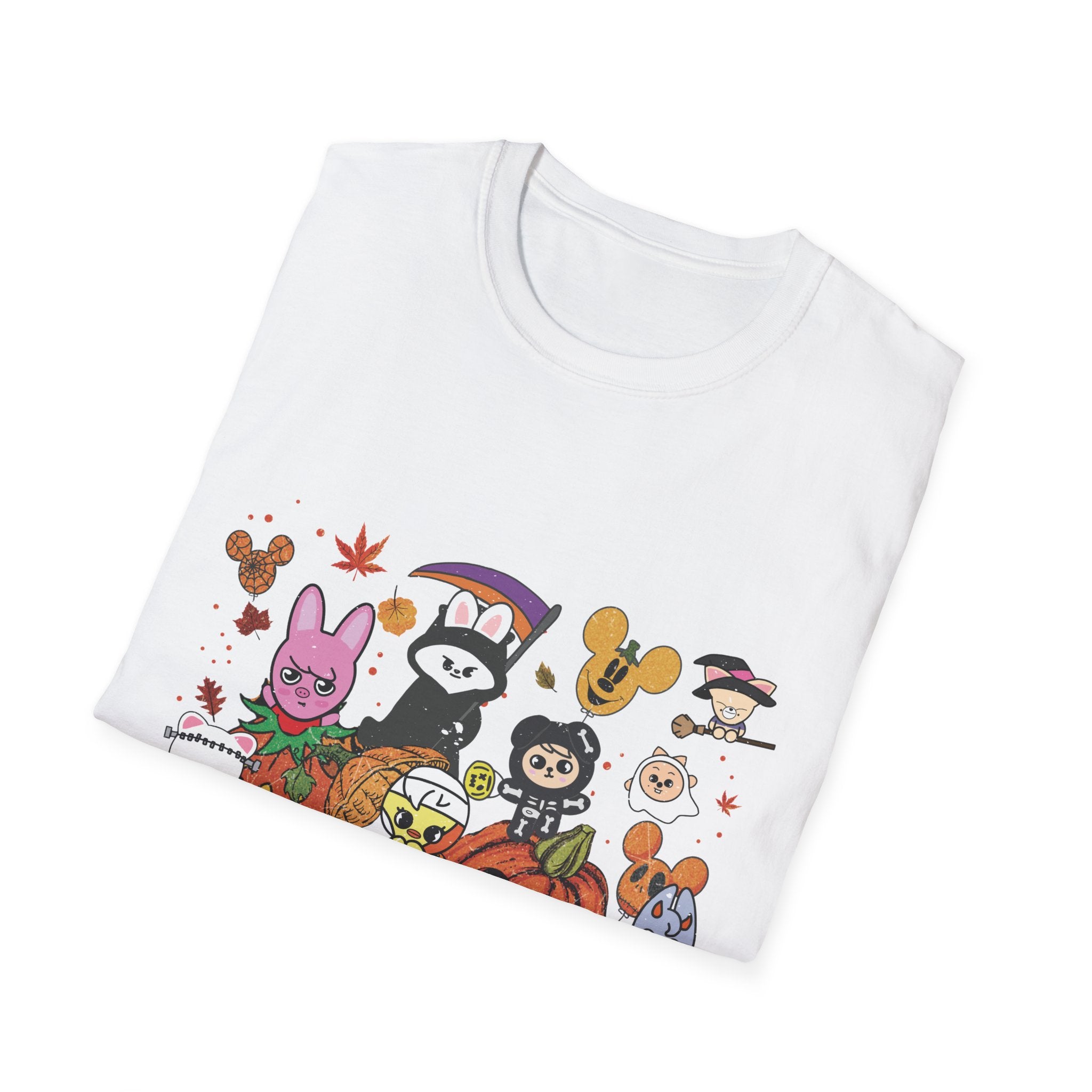 SKZOO Halloween Pumpkins Unisex Soft-Style T-Shirt