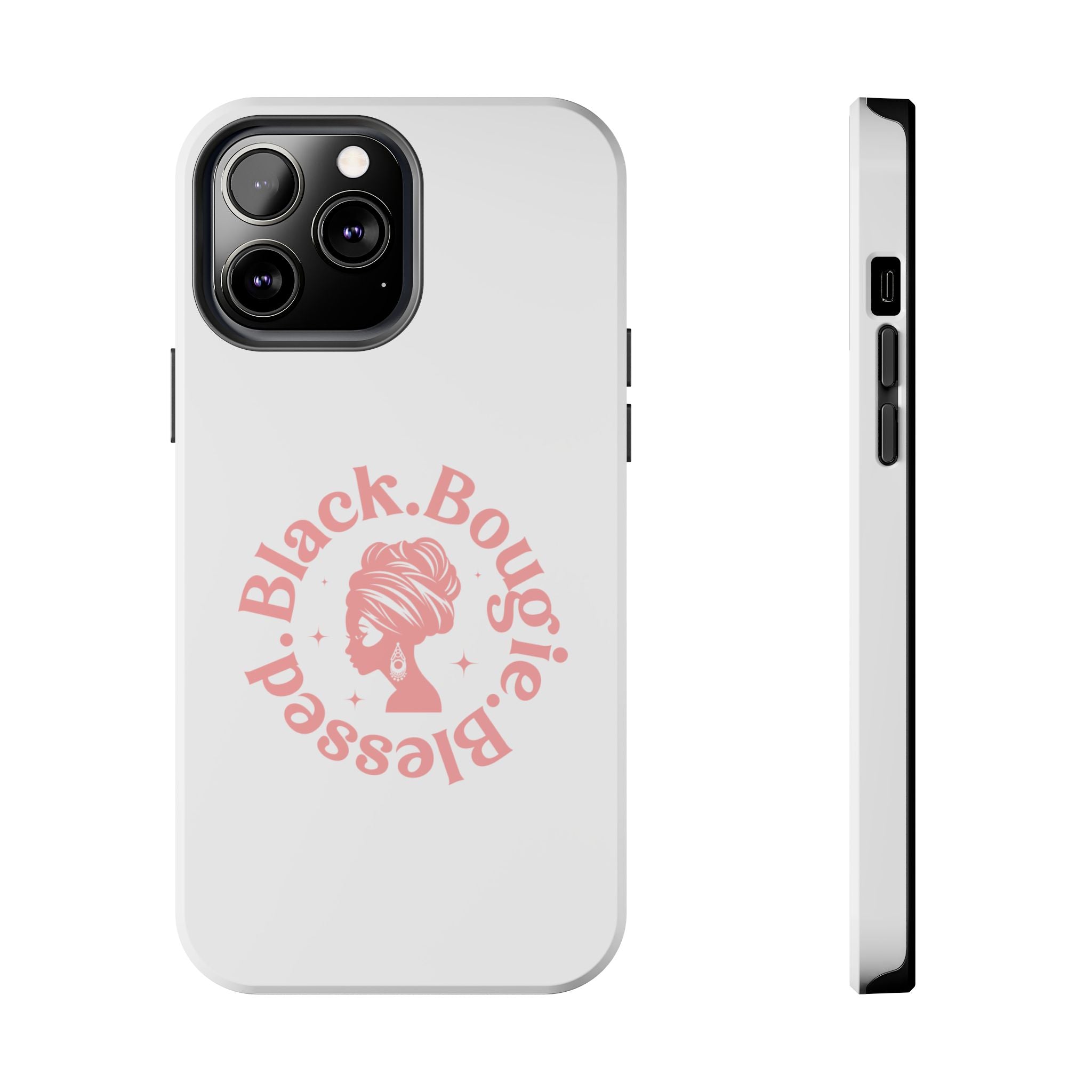 Black Bougie Blessed Phone Case – Impact Resistant for iPhone & Samsung