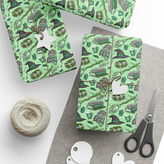 Wizard World Wrapping Paper Slytherin
