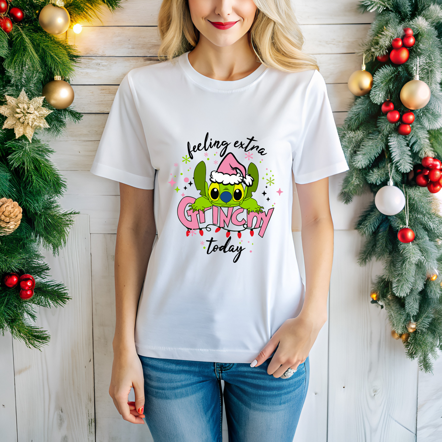 Feeling Extra Grinchy Today Unisex Soft-Style T-Shirt