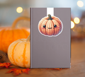 Kawaii Crochet Pumpkin Magnetic Bookmark