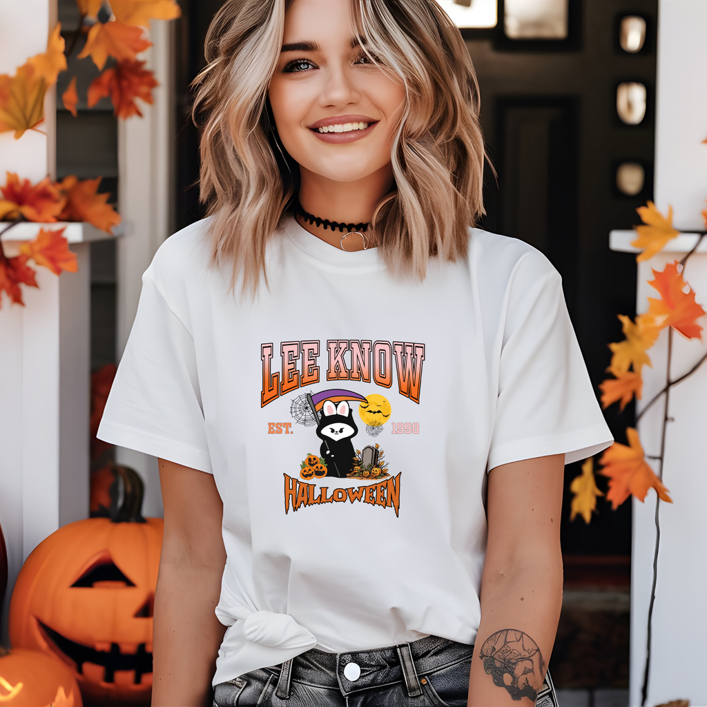 Lee Know Halloween SKZOO Unisex Softstyle T-Shirt