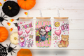 Chucky  Cupid Vibes and Love Frosted Glass Cup