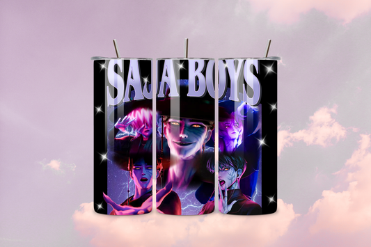 Saja Boys 20oz Handmade Tumbler with Straw & Random Straw Topper