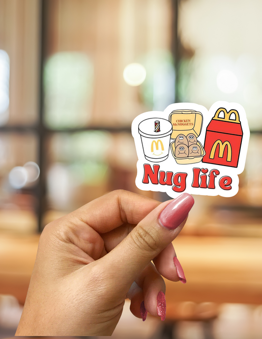 Nug Life Sticker Sticker