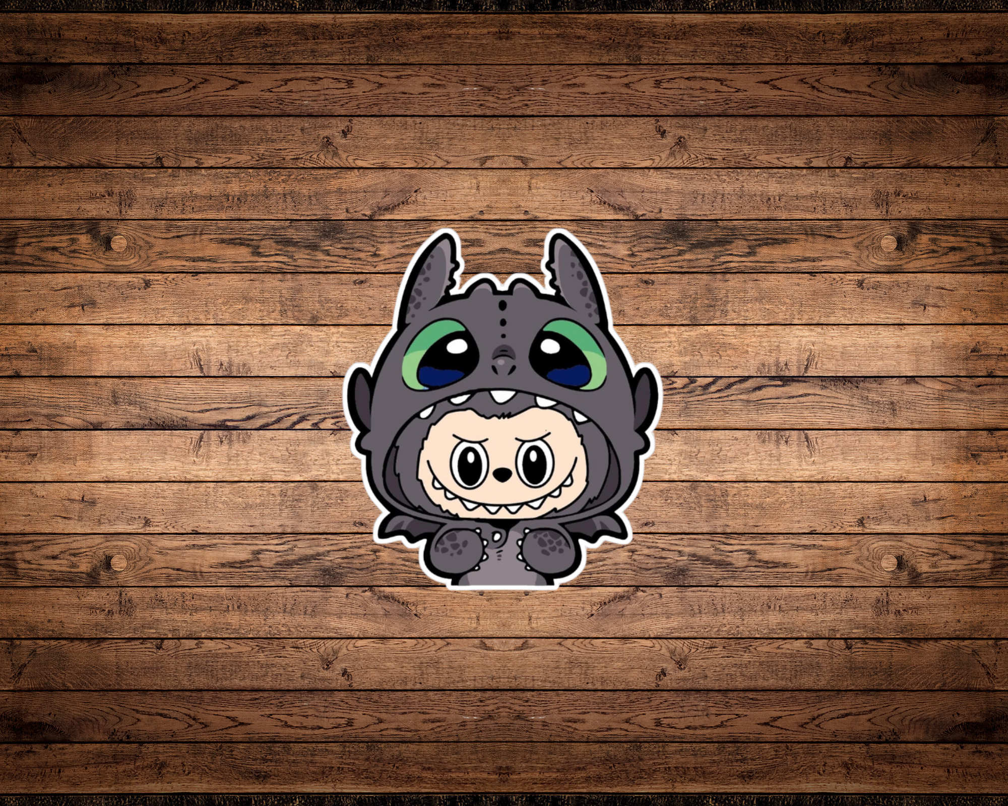 Toothless  Labubu Sticker