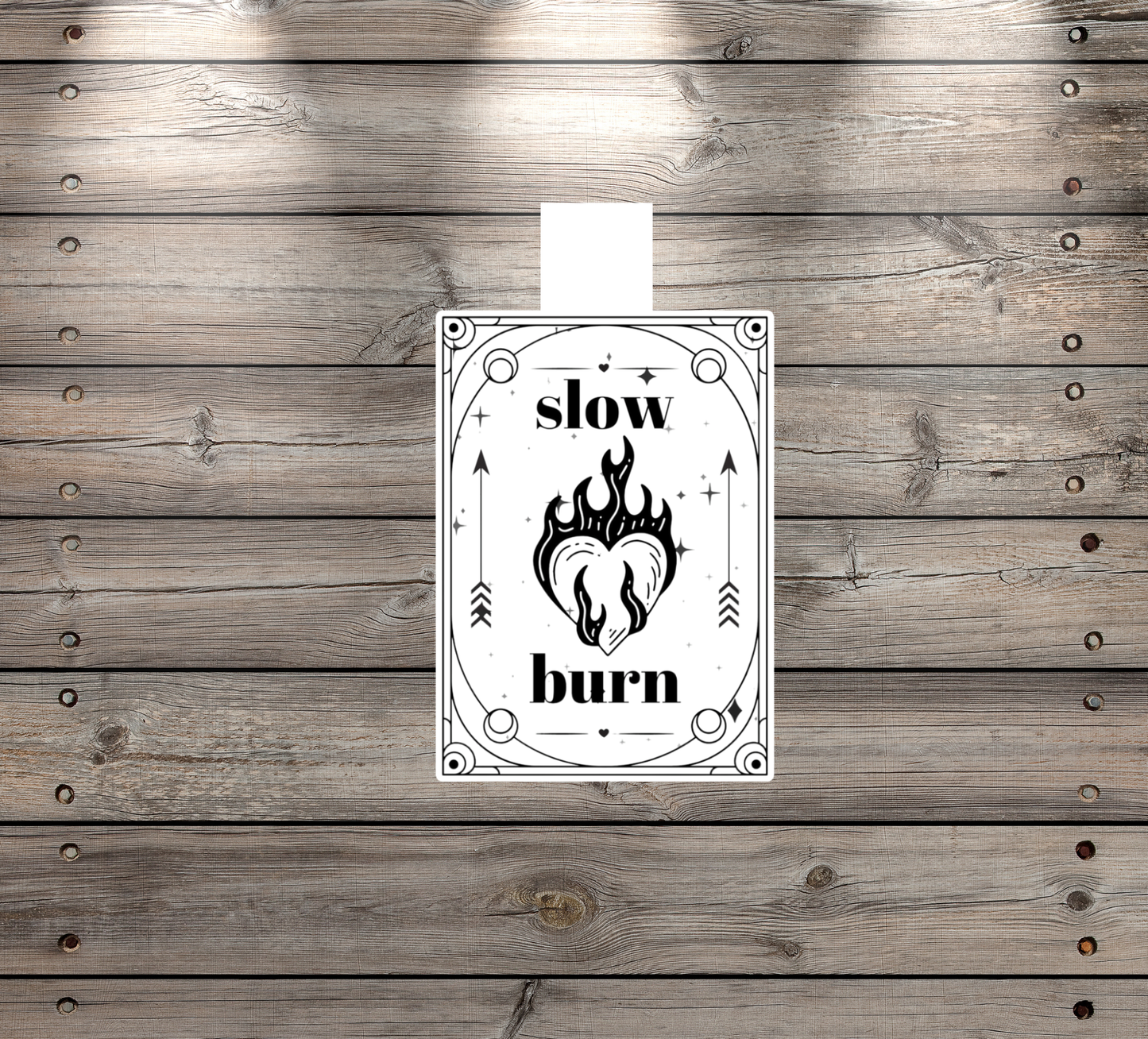 “Slow Burn” Handmade Magnetic Bookmark