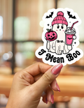 Halloween Ghost "Bruh I Mean Boo" Sticker