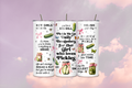 Girl Who Loves Pickles 20oz Handmade Tumbler with Straw & Random Straw Topper