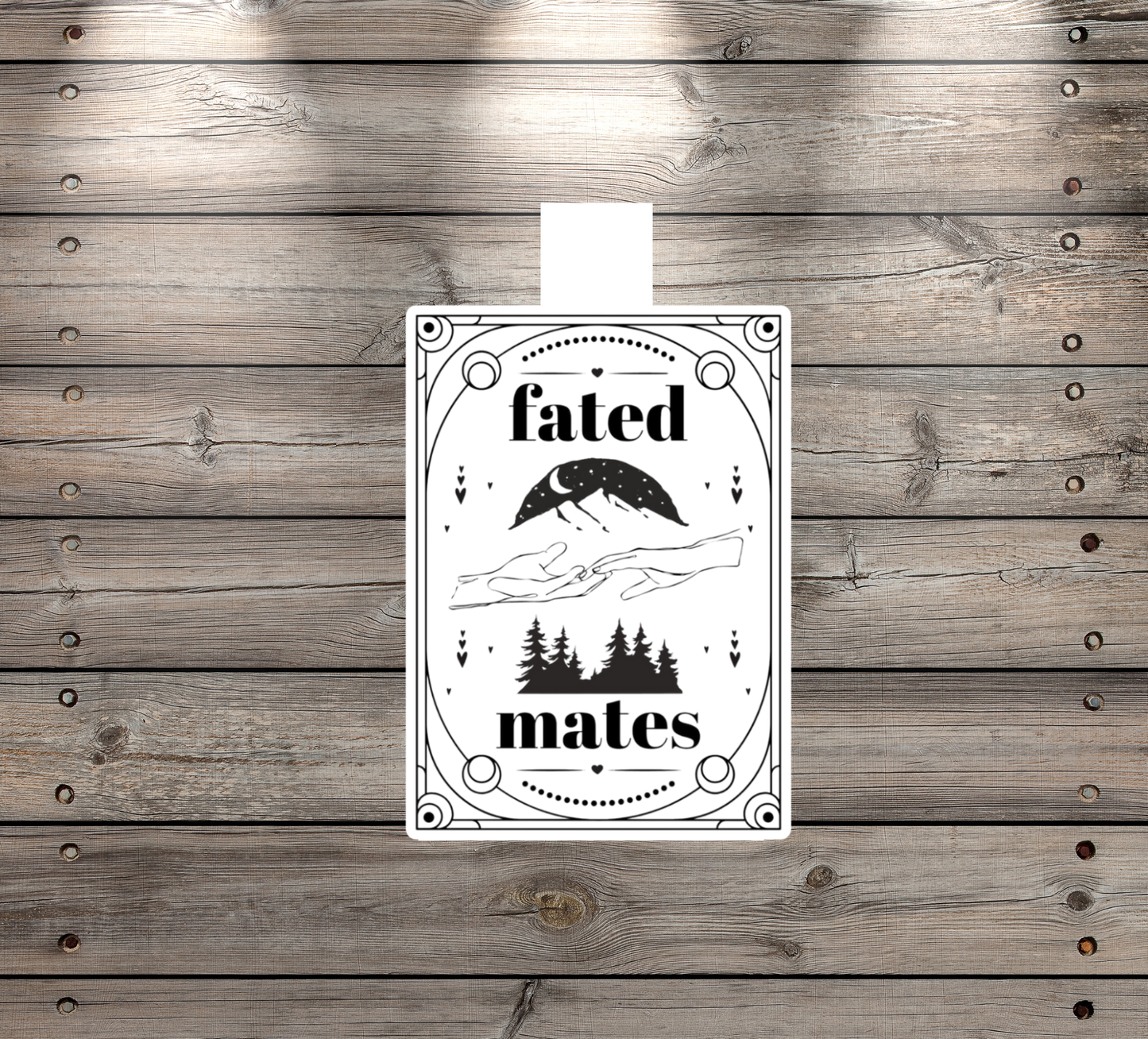 “Fated Mates” Handmade Magnetic Bookmark