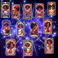 African American Zodiac Sign Stickers