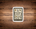 Emotional Support Kindle Sticker | Cute Bookish Vinyl Sticker for Kindle, Laptop, Water Bottle & E-Reader | Reader Gift